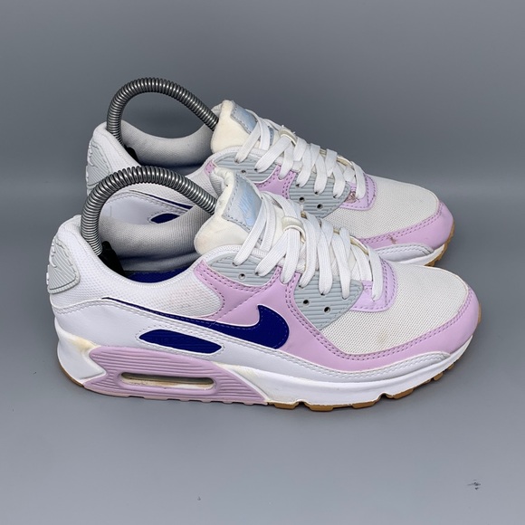 Nike Air Max 90 Purple White Running Shoe DX3316‑100 Women’s US 7 EU38 - Picture 1 of 10